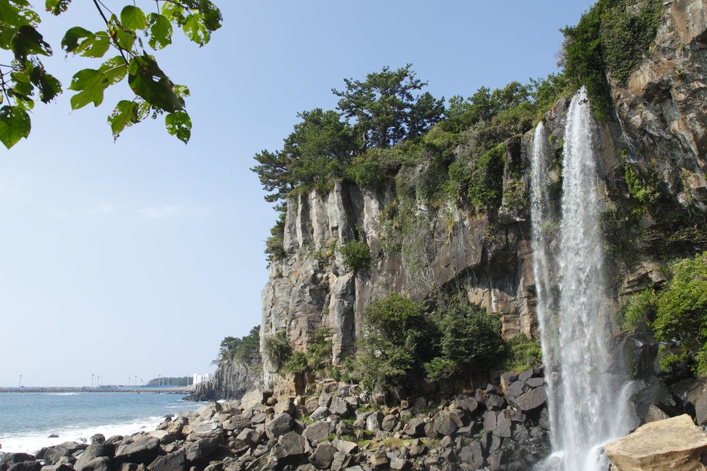 Jeongbang Waterfall, South Korea