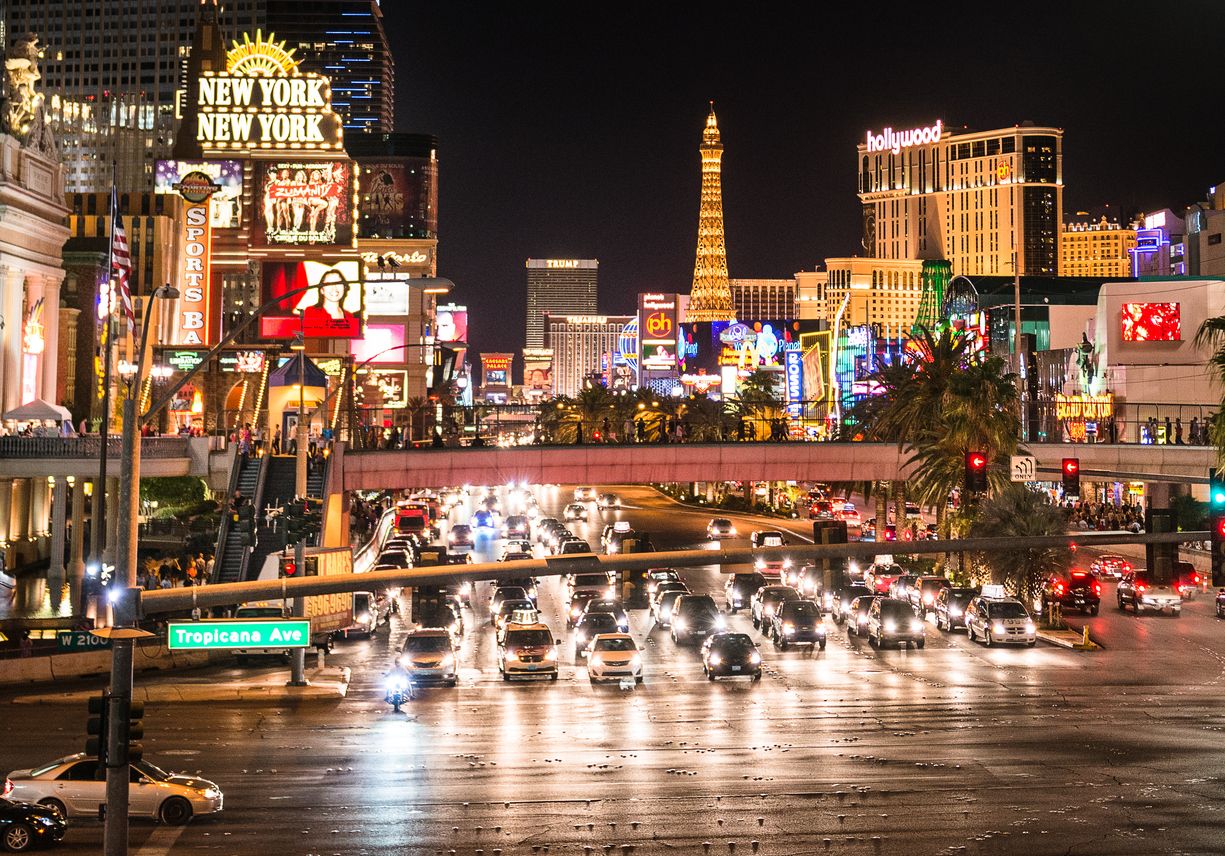 Las Vegas Strip at night