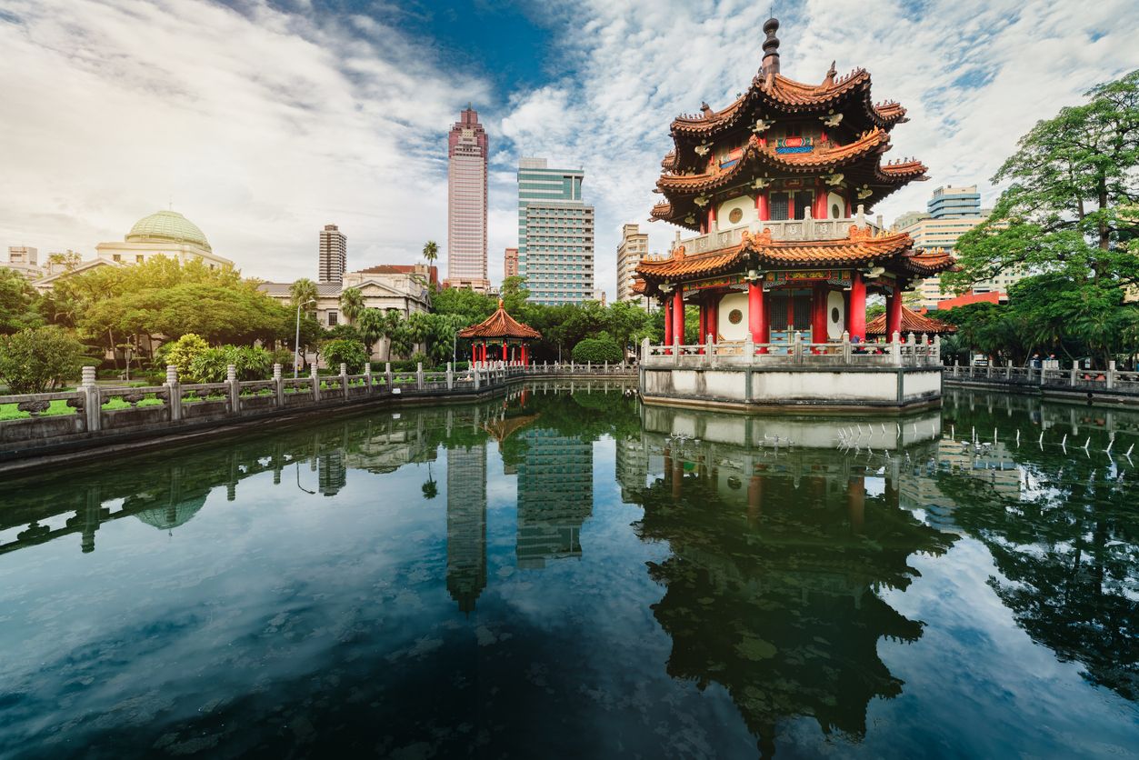 228 national park in Taipei, Taiwan