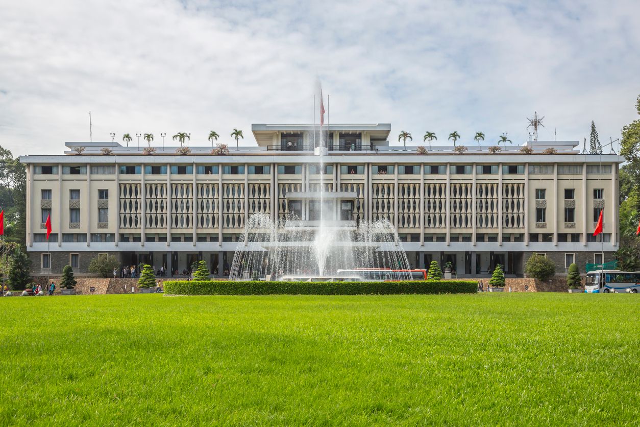 Reunification Palace (Independence Palace) in Ho Chi Minh City.