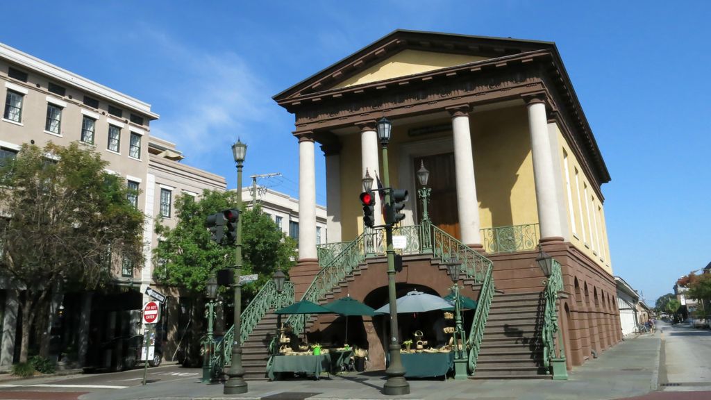 Historic Charleston City Market Place, South Carolina, USA