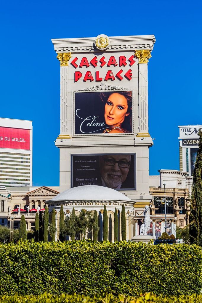 Celine Dion show at the Colosseum at the Caesars Palace.