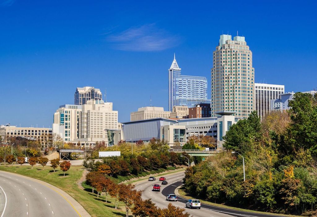 Raleigh downtown skyline