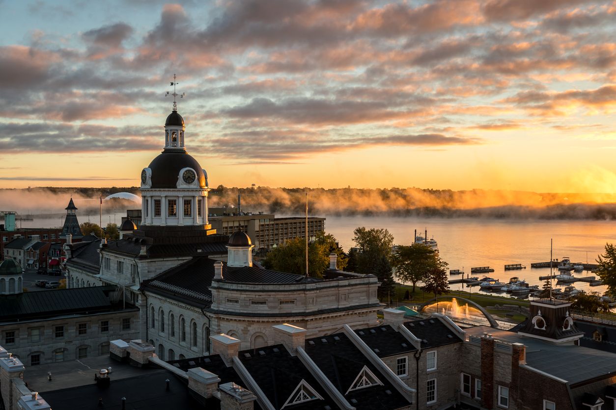 City of Kingston Ontario, Canada at Sunrise
