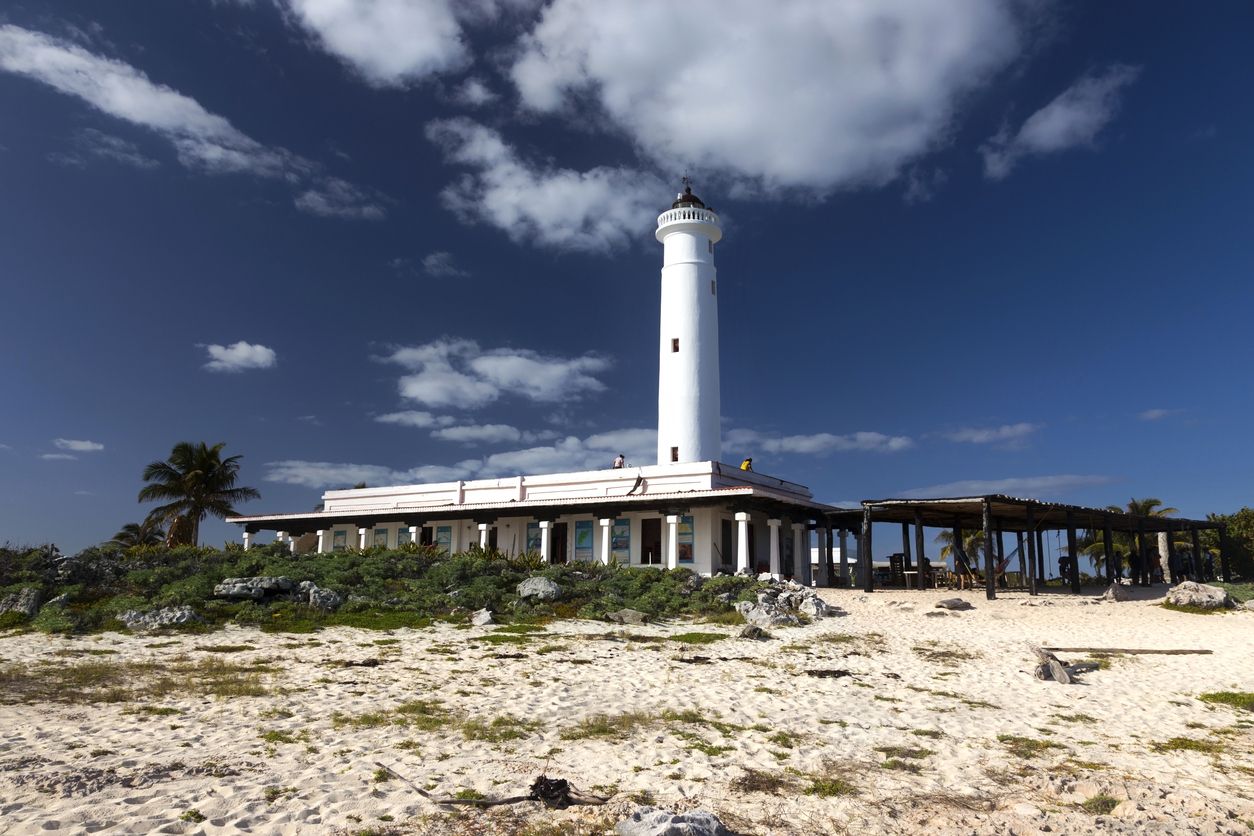 Faro Celarain Lighthouse Punta Sur Ecological Reserve Park Cozumel Mexico