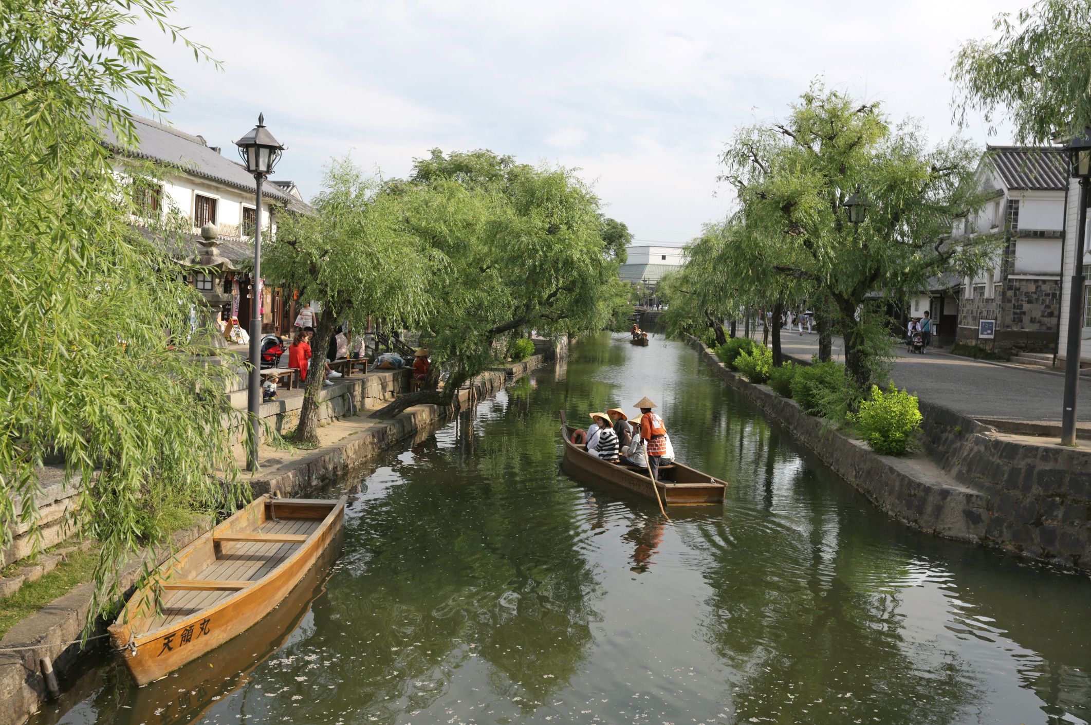 Canal Tour in Kurashiki, Okayama Prefecture, Japan
