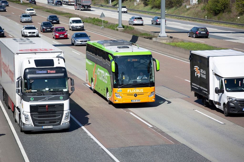 FLIXBUS on German highway