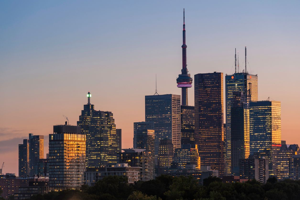 Toronto downtown skyscraper skyline