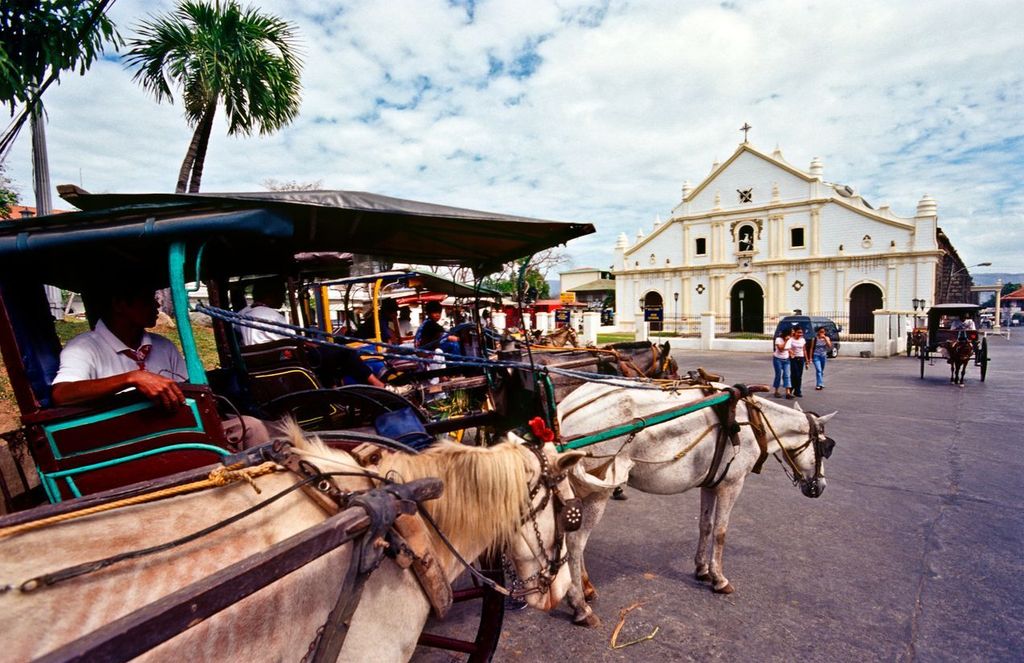 St Paul cathedral in Vigan, Philippines