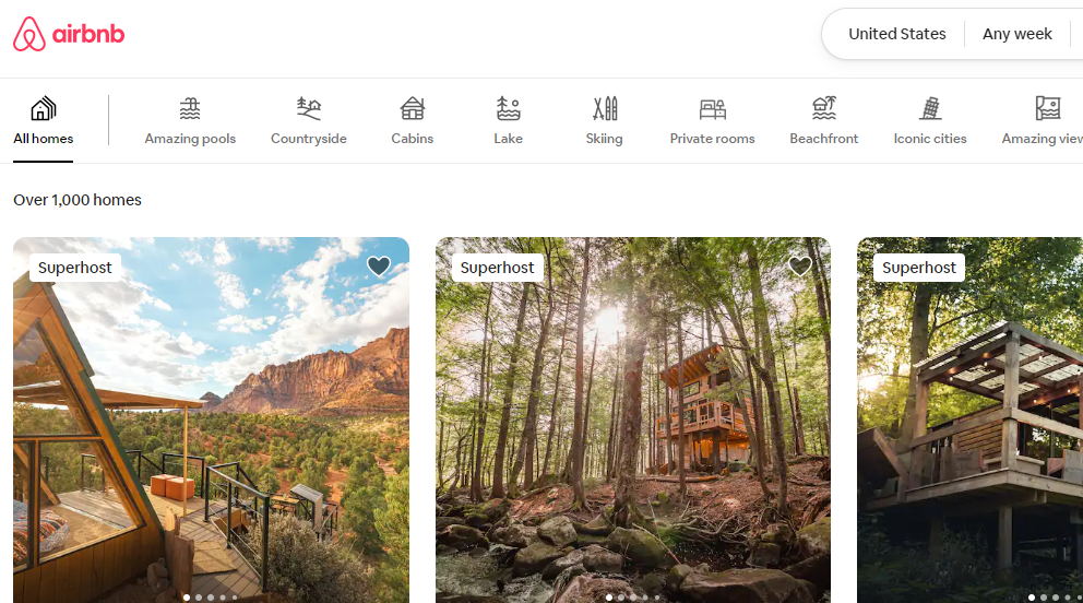 AirBnB Landing Page