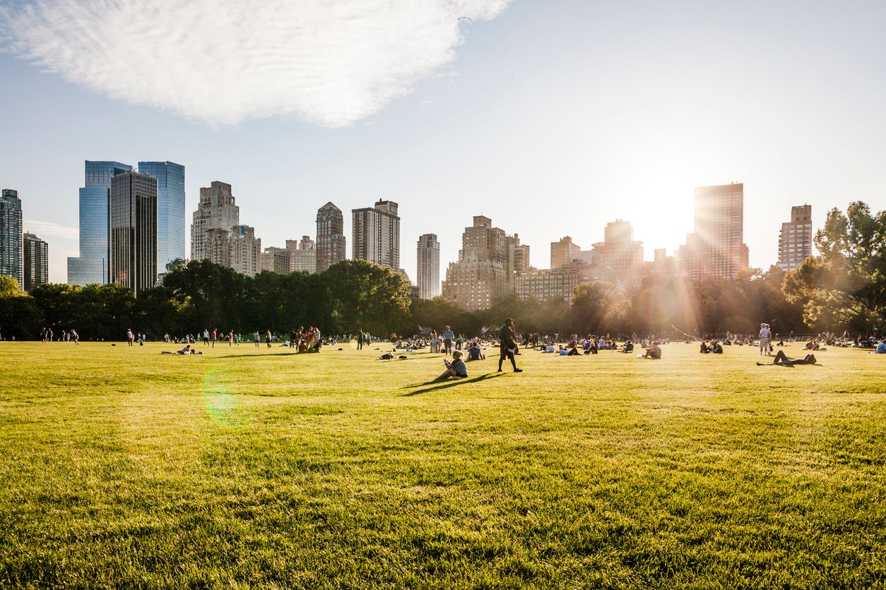 Manhattan skyline, view from Central Park