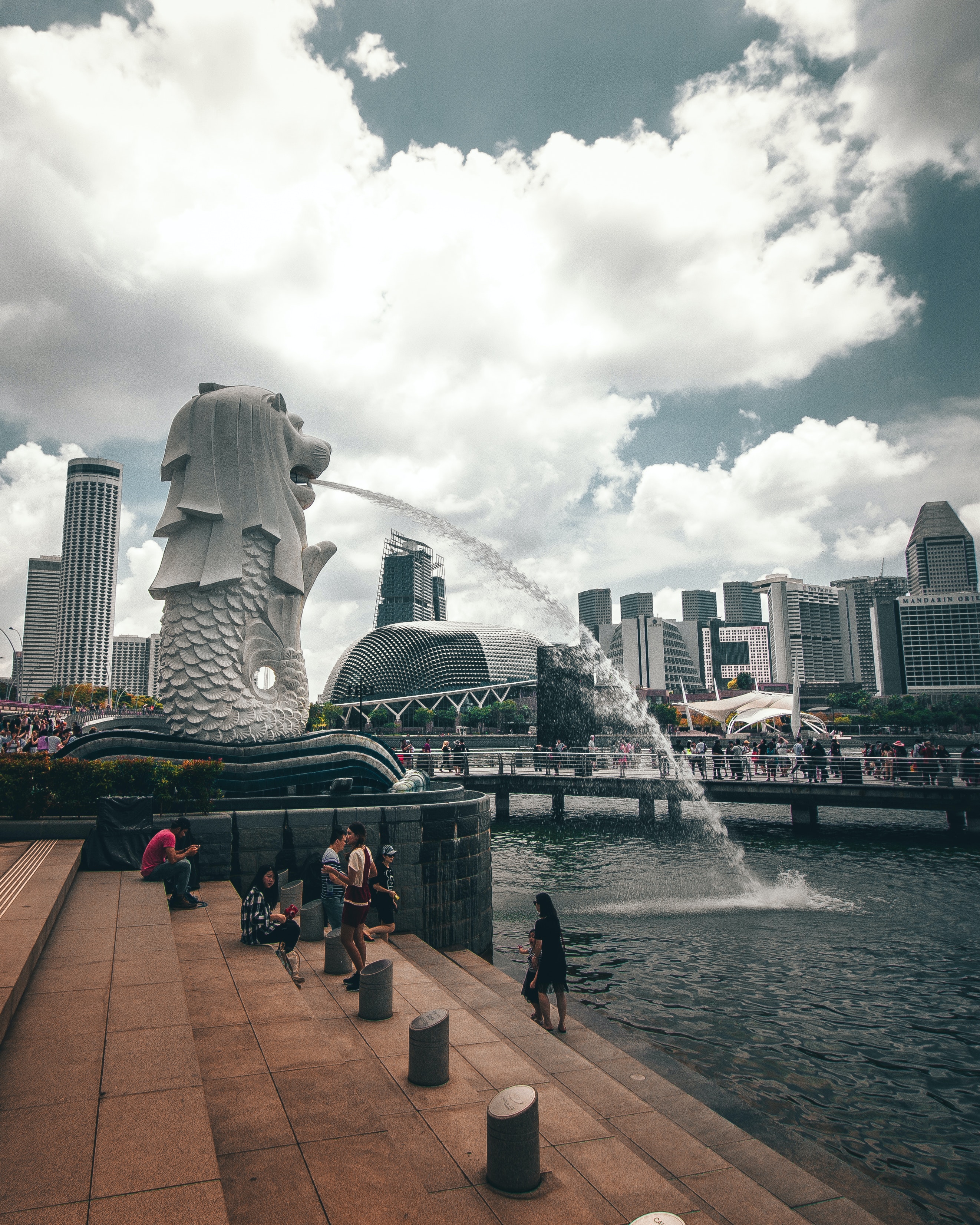 Lion Fountain in Singapore