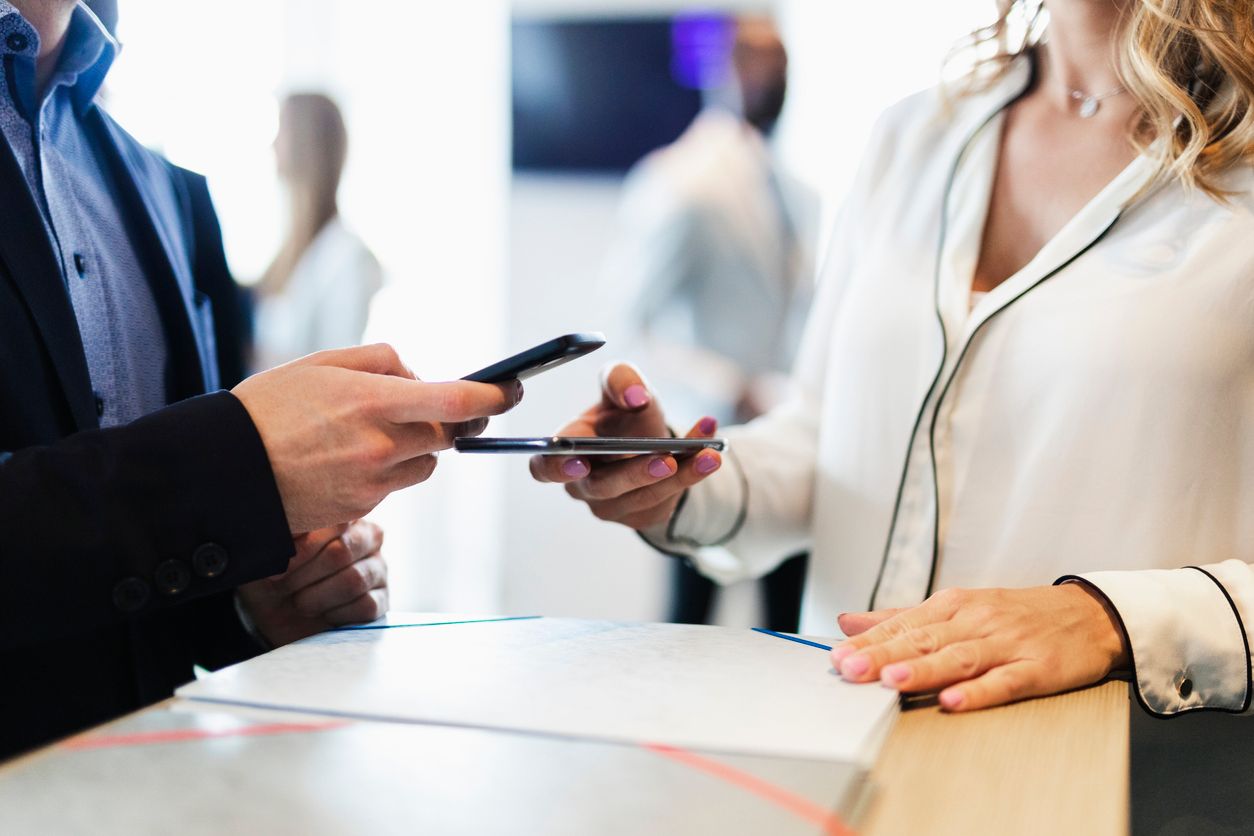 Event QR code ticket scanning.