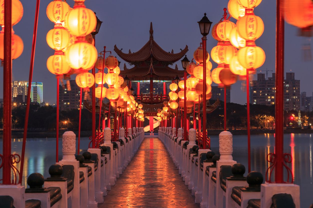 Spring and Autumn Pavilions, Lotus Pond, Kahosiung
