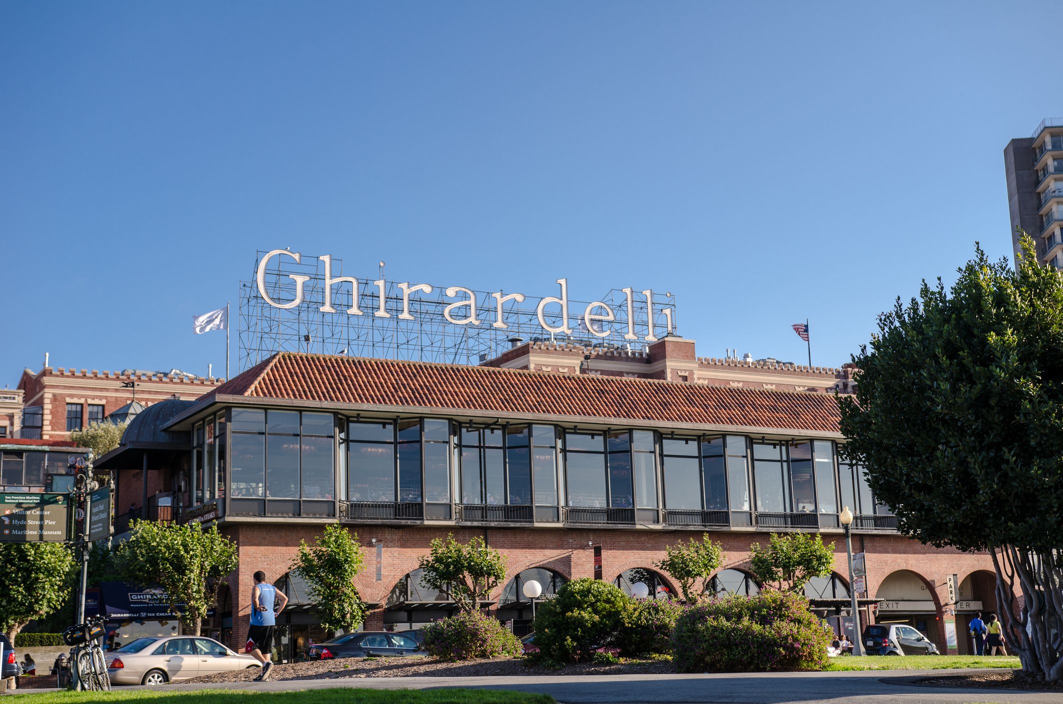 Ghirardelli Square tourist spot in San Francisco