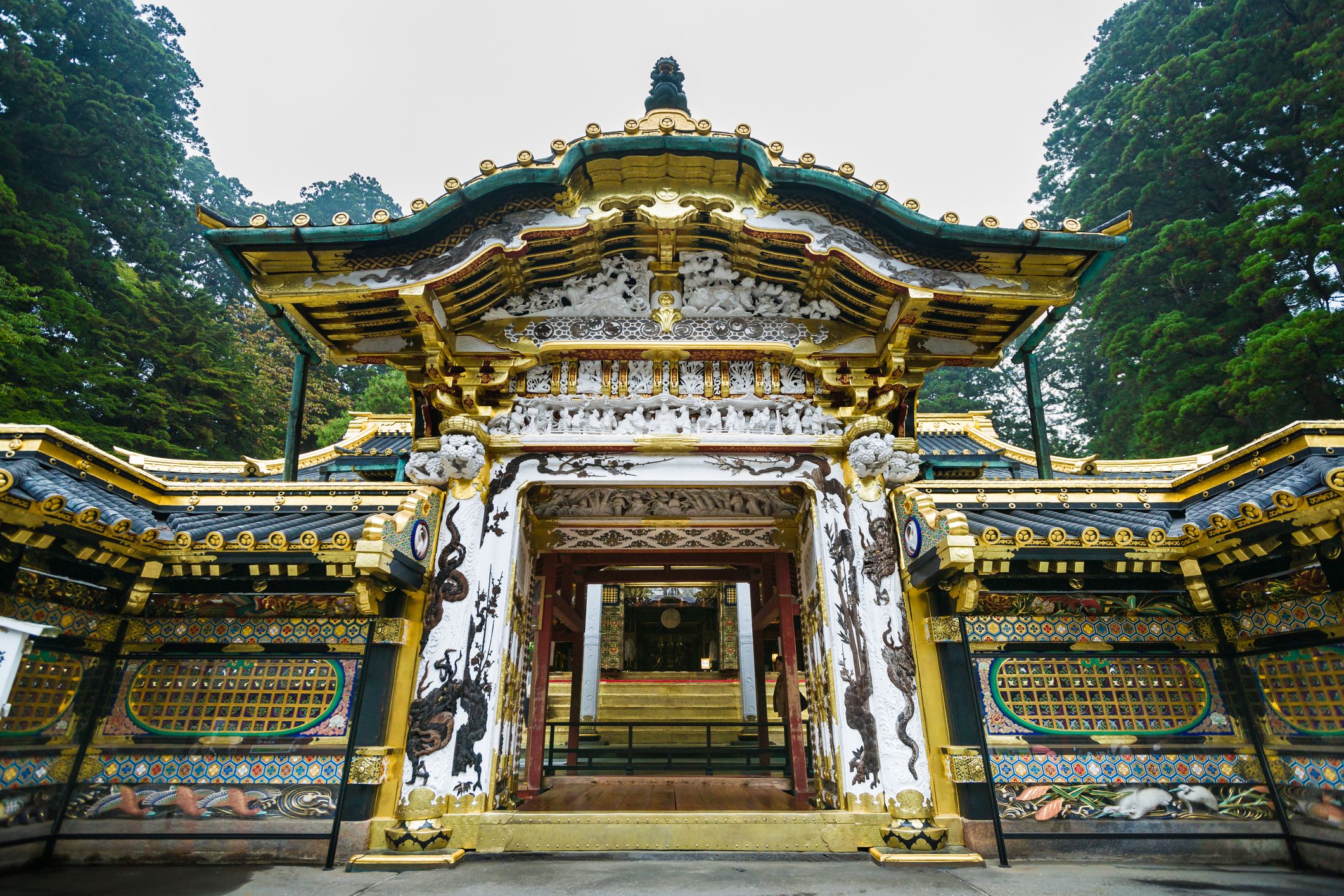Karamon (gate) at Tosho-gu Shrine Mausoleum in Nikko, Japan