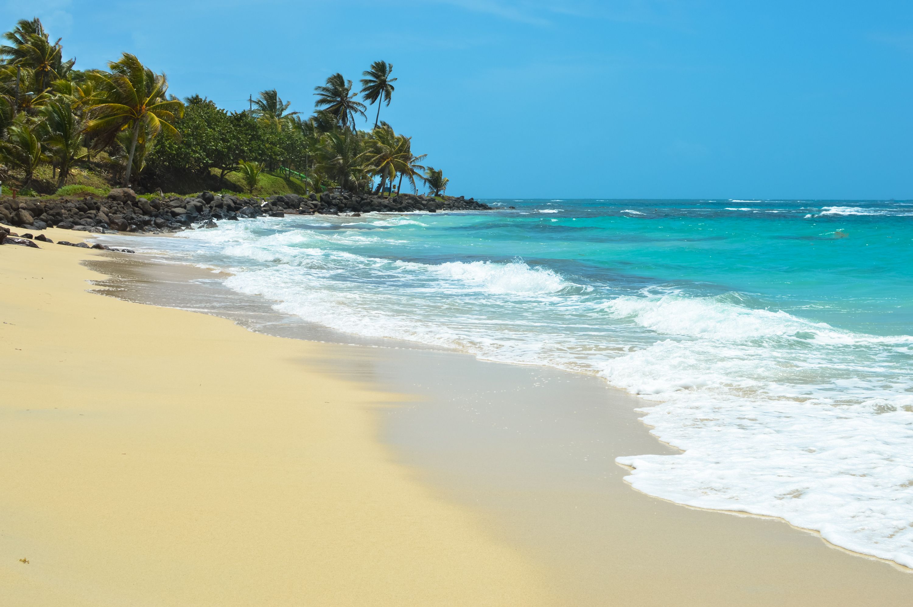 Beautiful tropical beach on the Caribbean Sea, Nicaragua
