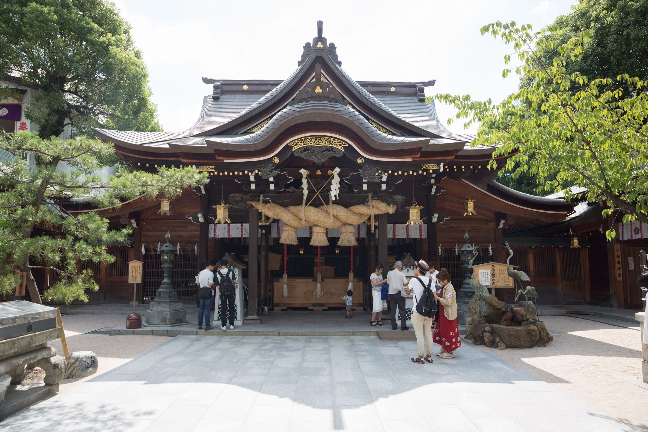 Kushida Shrine in Fukuoka, Japan