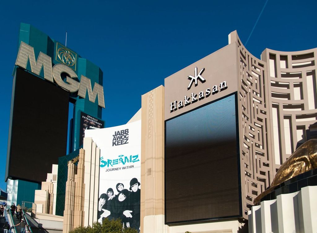 Hakkasan nightclub in Las Vegas, Nevada, USA.