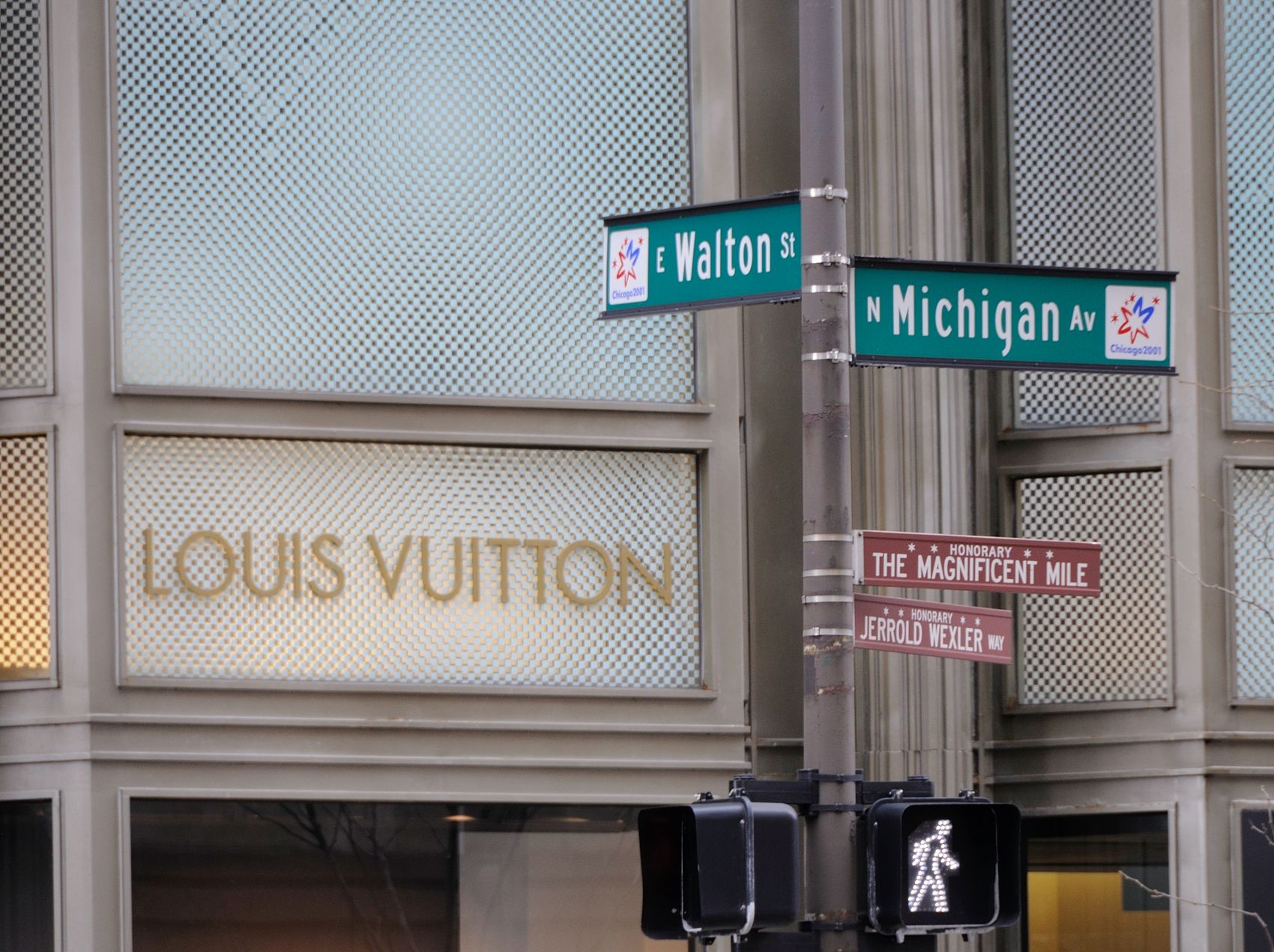 Louis Vuitton store on the Magnificent Mile, Chicago