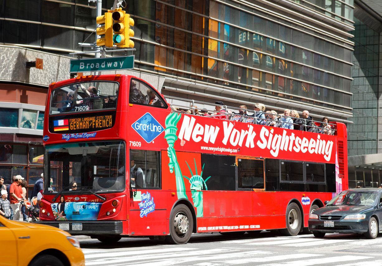 Gray Line New York City Tour Bus 