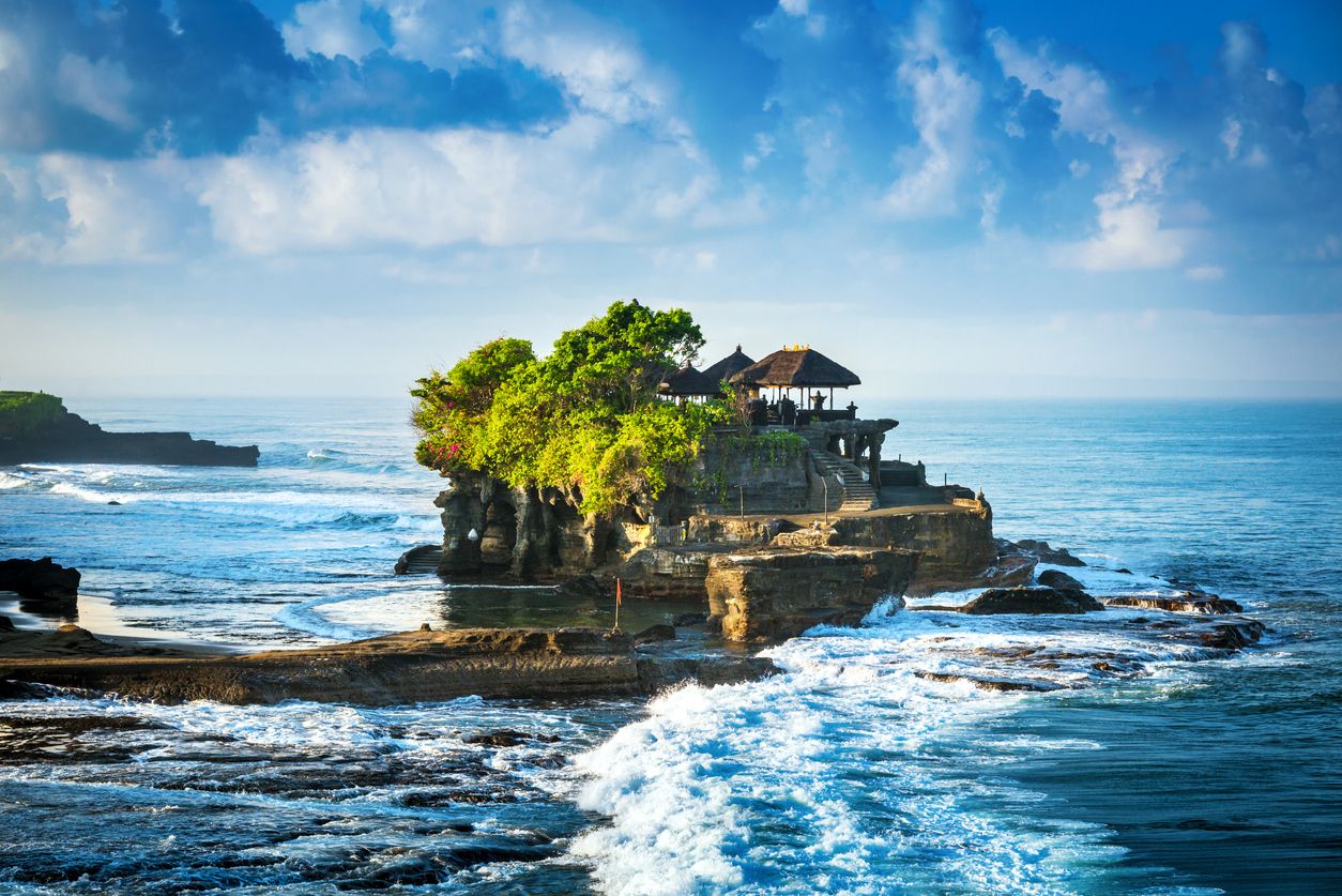 Tanah Lot Temple in Bali Indonesia