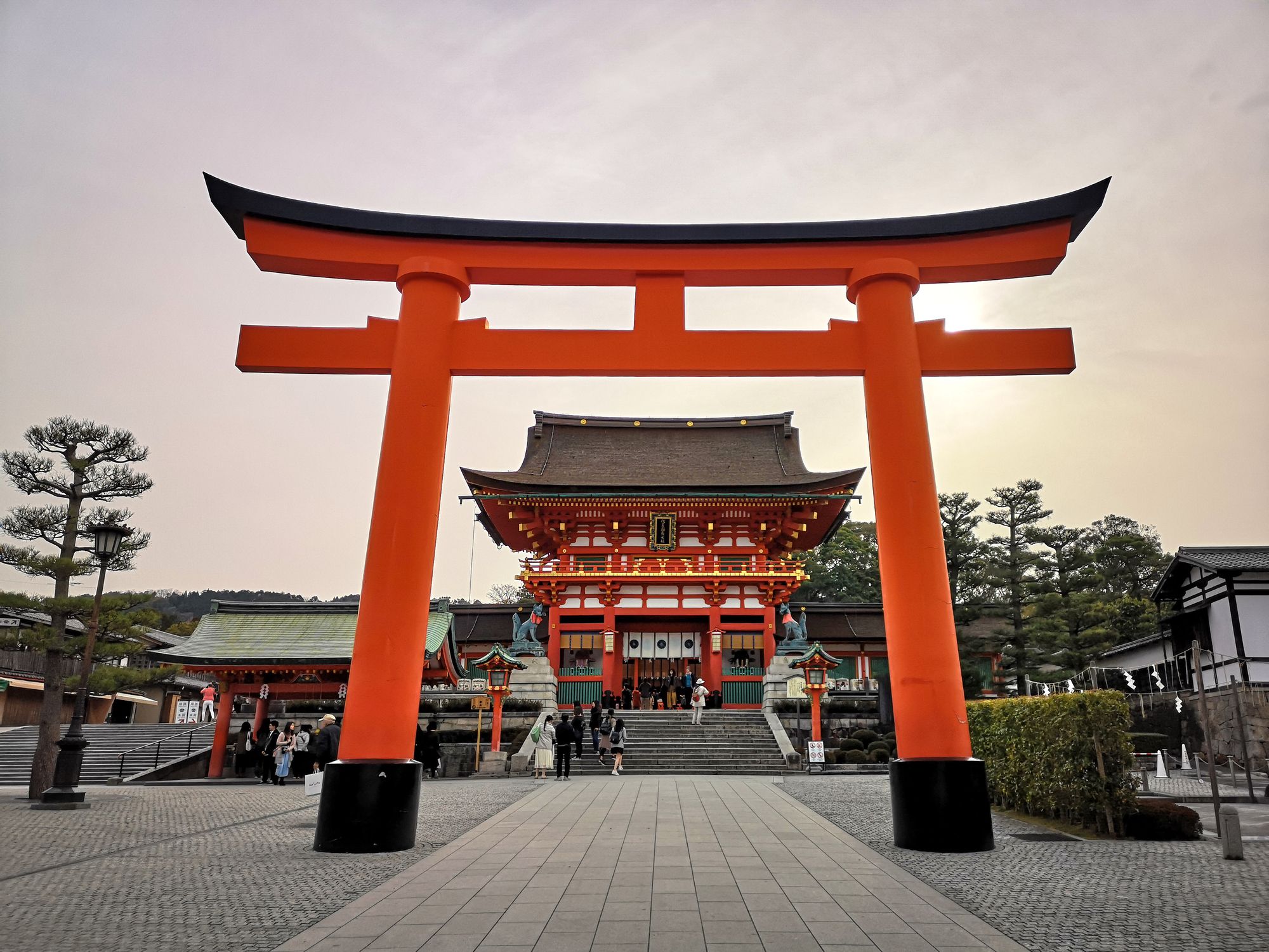 Main gate at Fushimi Inari Taisha