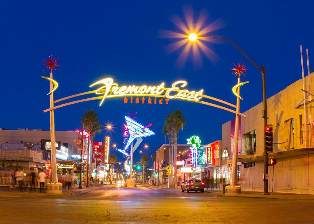 Fremont Street in Downtown Las Vegas.