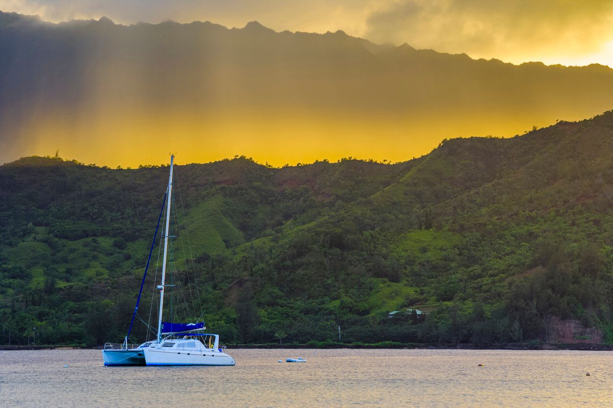 Island of Kauai in Hawaii 