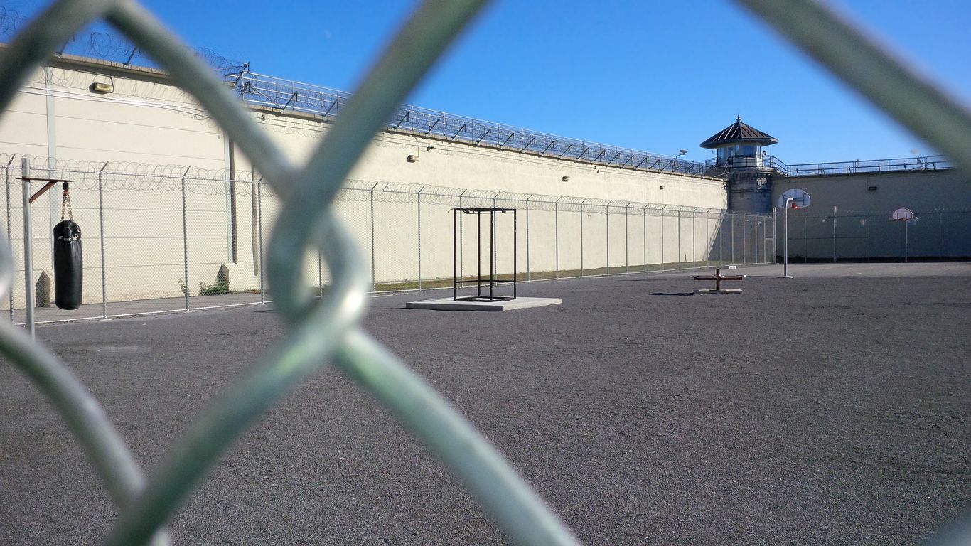 Kingston penitentiary, outdoor area of former maximum security prison