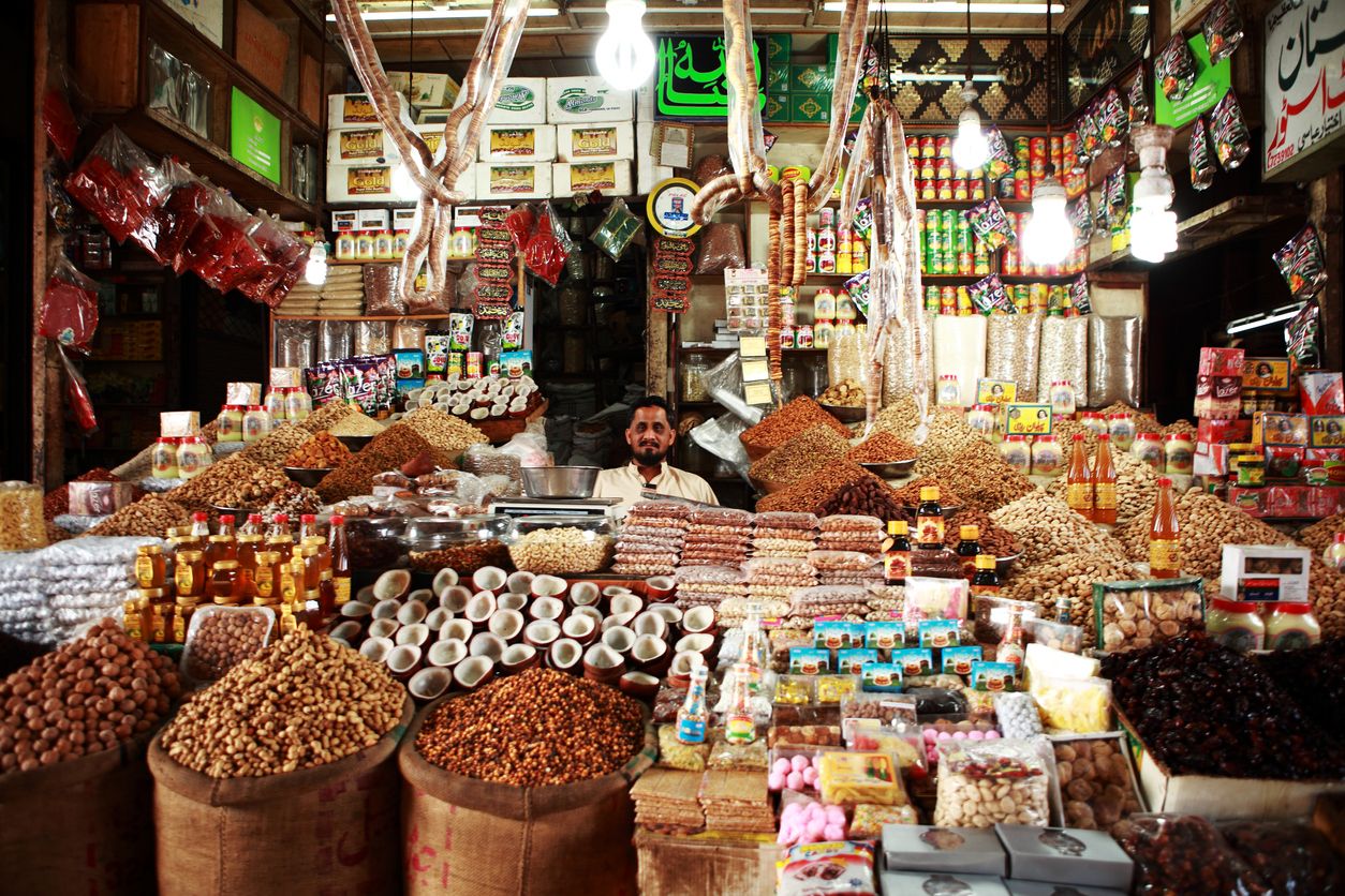 Dry Fruit Shop in Empress Market, Karachi Pakistan