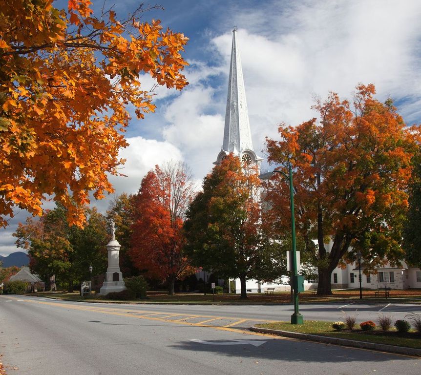 Manchester Vermont in Fall