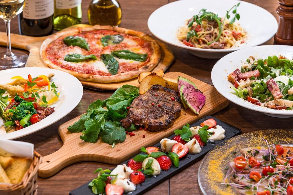 Italian Restaurant Course Meal