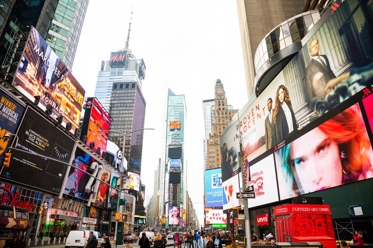Times Square in New York City