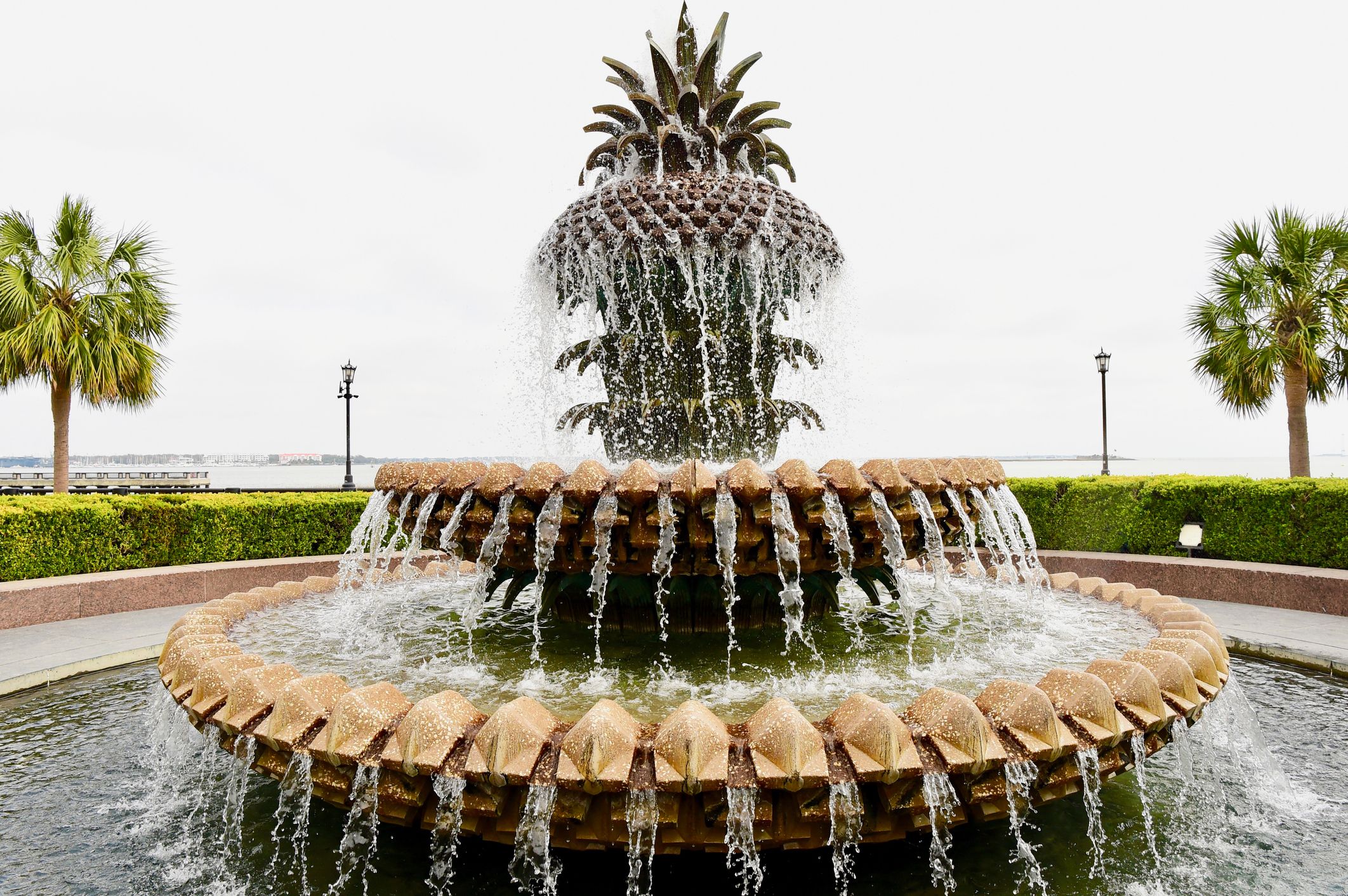 Pineapple Fountain, Charleston, South Carolina, USA