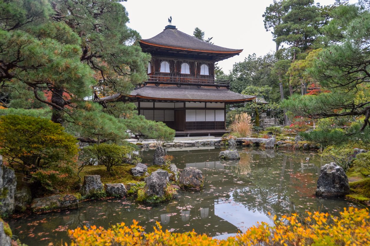 Ginkaku-ji Temple in Kyoto, Japan