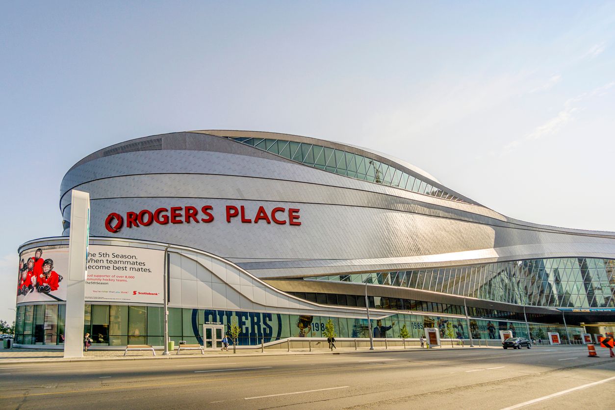Rogers Place in Alberta, Canada