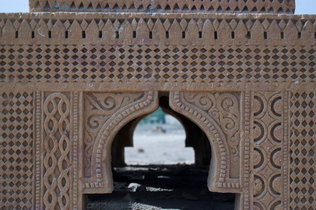 The Chaukhandi tombs form an early Islamic cemetery situated 29 km (18 mi) east of Karachi