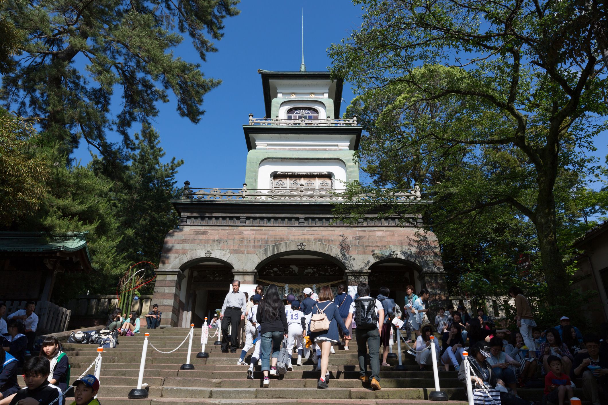 Oyama Shrine in Kanazawa, Ishikawa, Japan