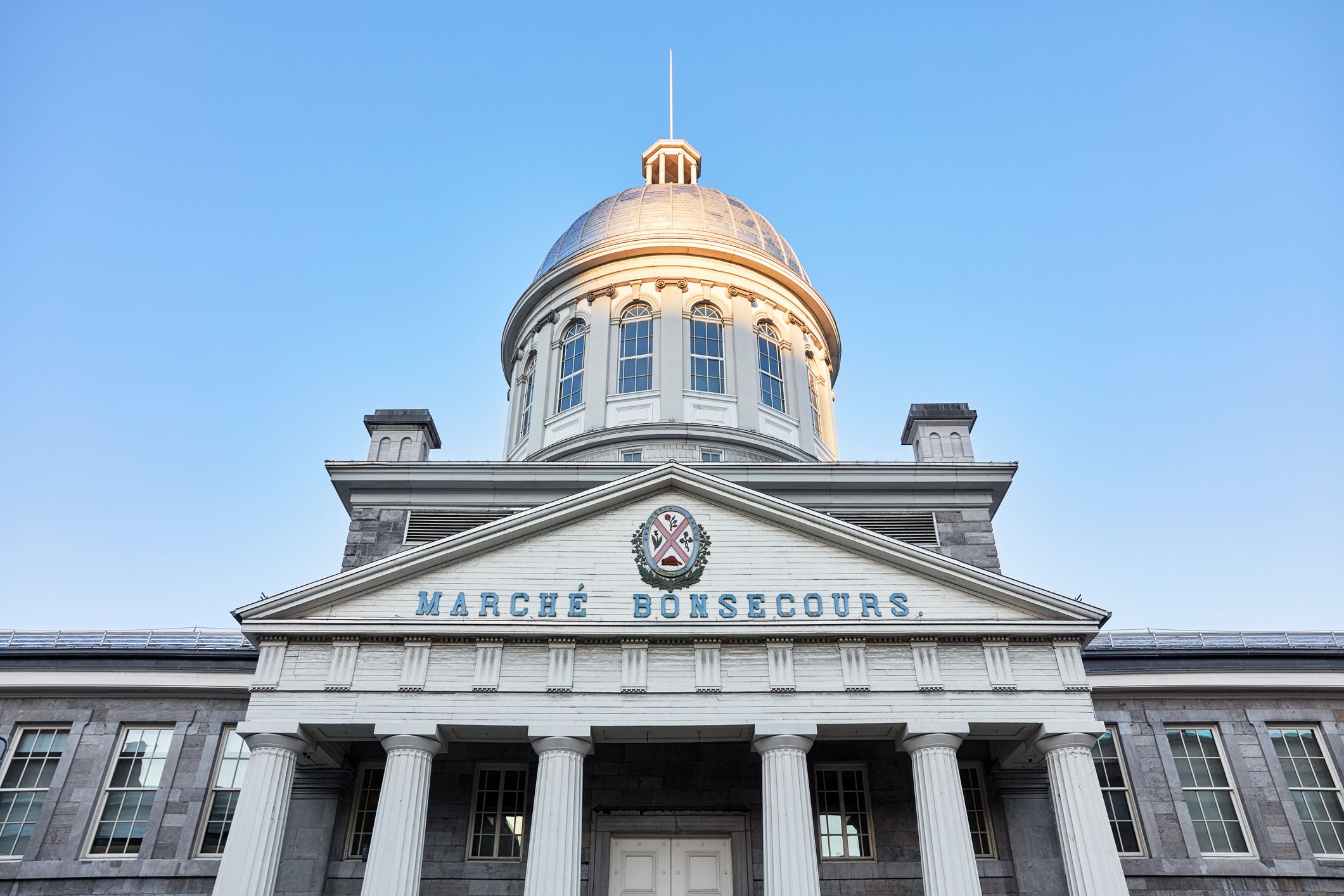 Bonsecours market Marche Bonsecours in old Montreal, Quebec, Canada