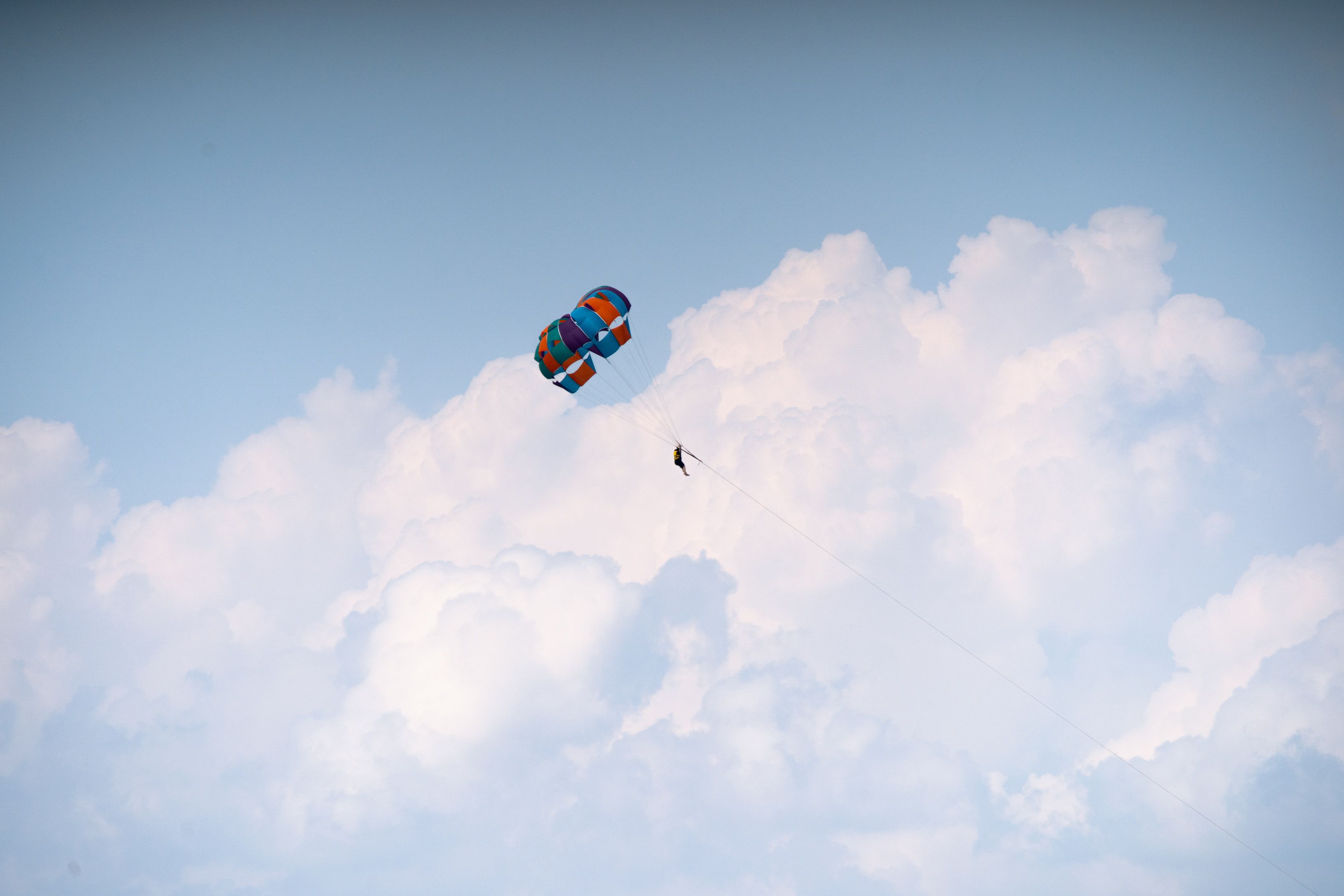 Parasailing in Andaman Islands, India