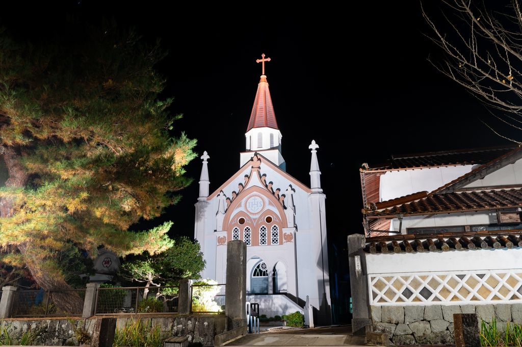 Little Kyoto in Shimane Prefecture Nightscape of Tsuwano in autumn