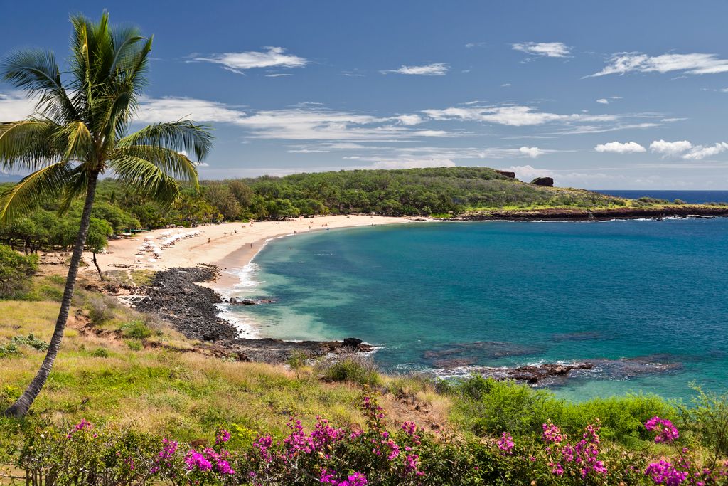 Manele Bay on the Island of Lanai in Hawaii