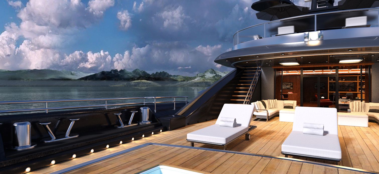 Luxury Multi-million dollar yacht