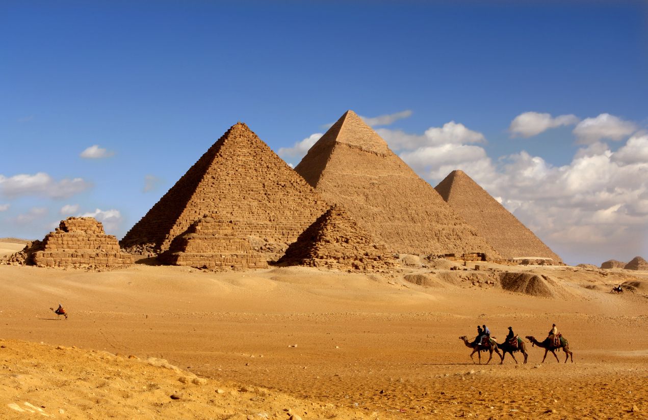 Giza Plateau, outskirts of Cairo, Egypt