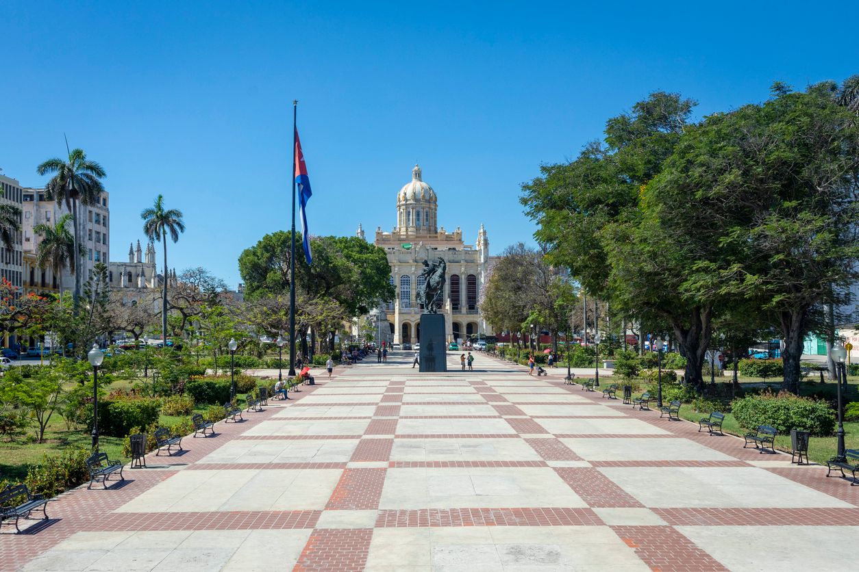 Jose Marti statue in the center of Havana