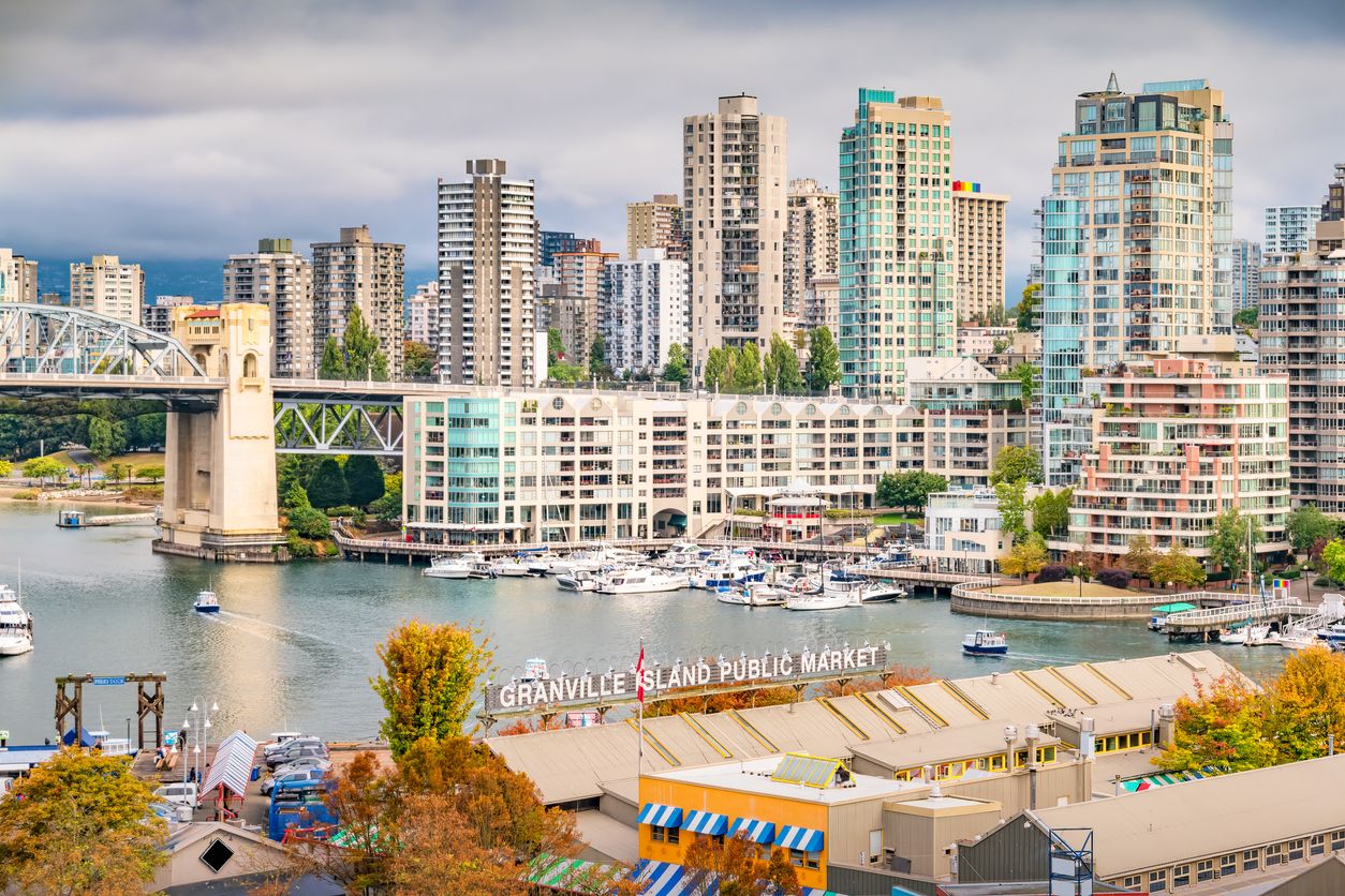 Vancouver Canada Downtown Granville Island Public Market