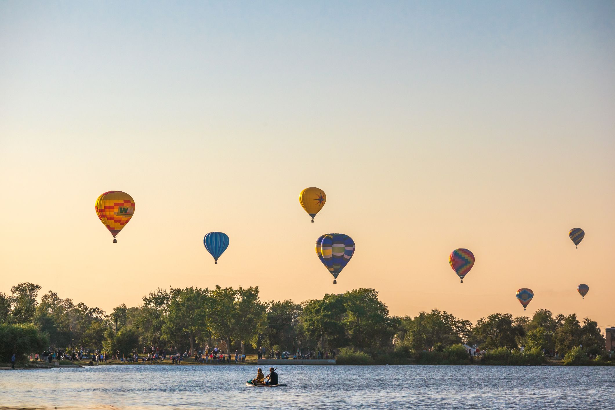 Colorado Springs Balloon Classic 2021 in Memorial Park and Prospect Lake