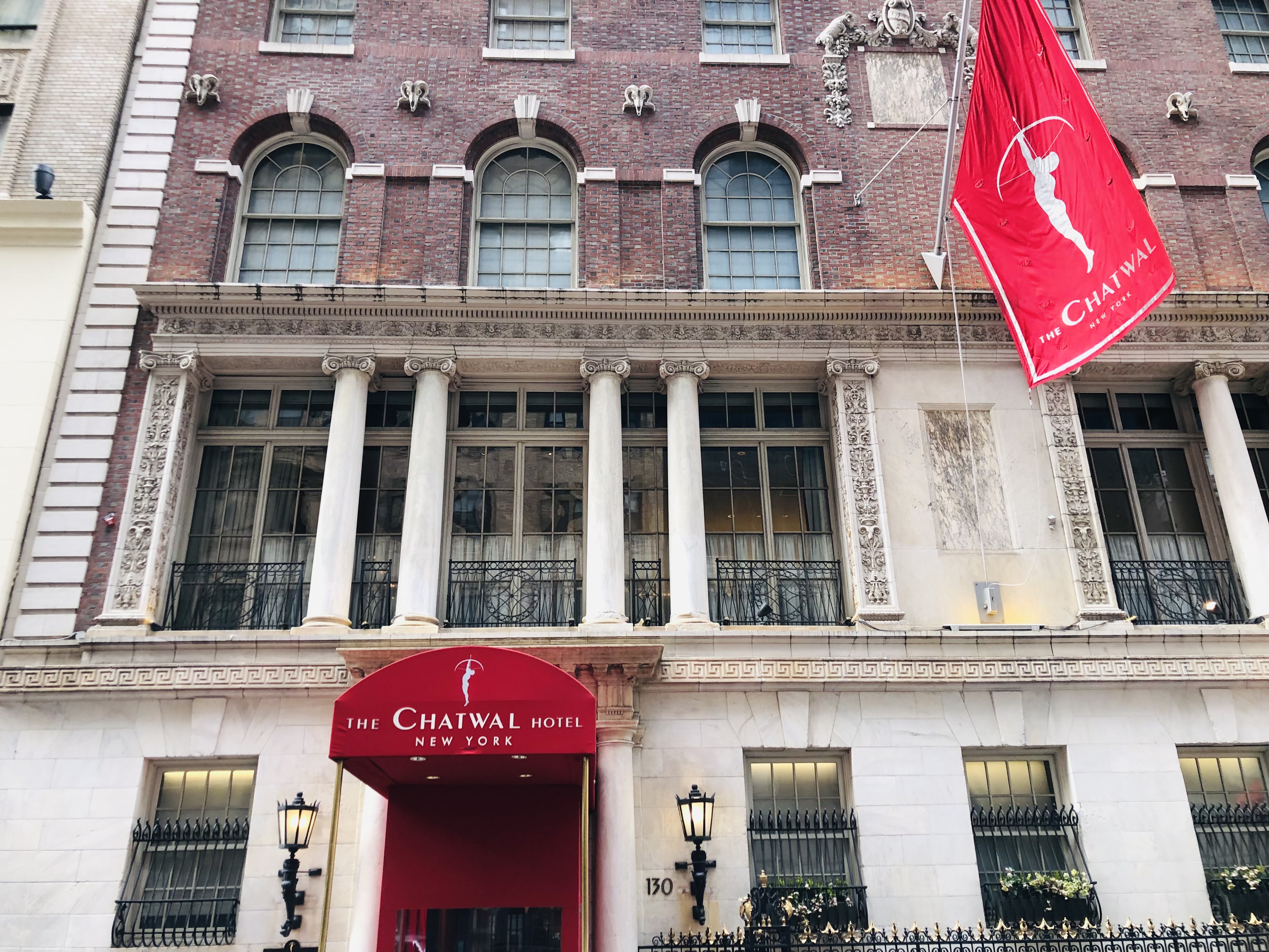 Front entrance of The Chatwal near Times Square