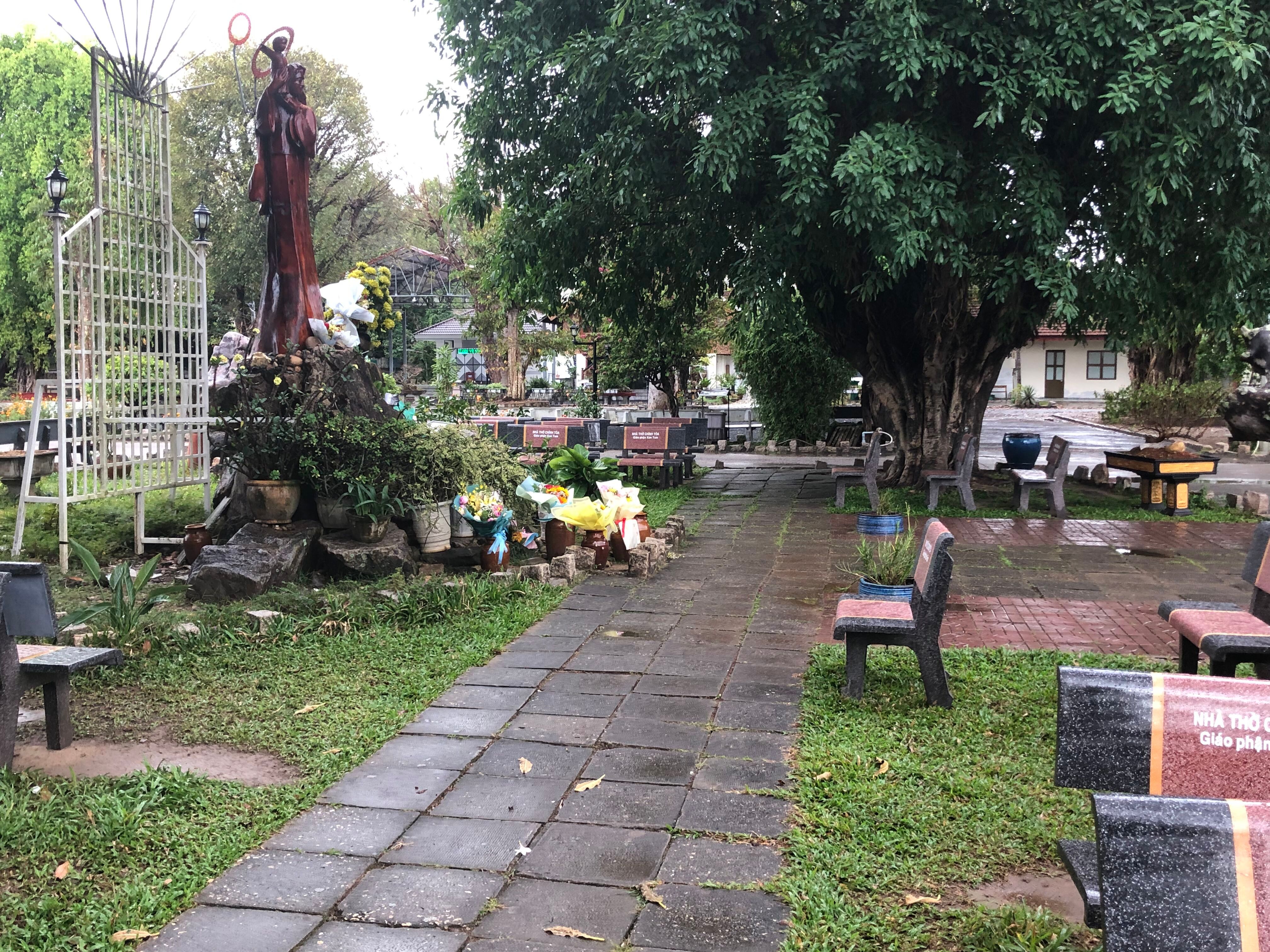 Catholic Shrine beside Kon Tum Cathedral